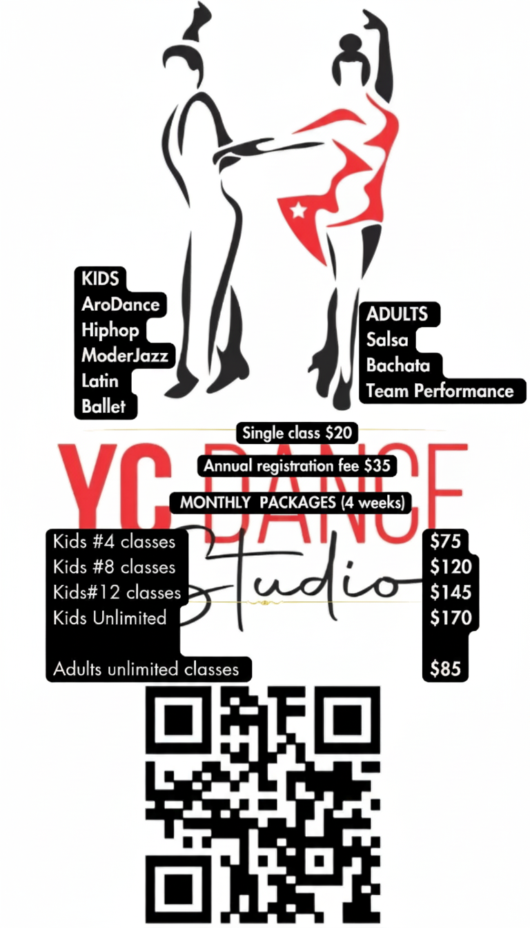Price List - YC Dance Studio